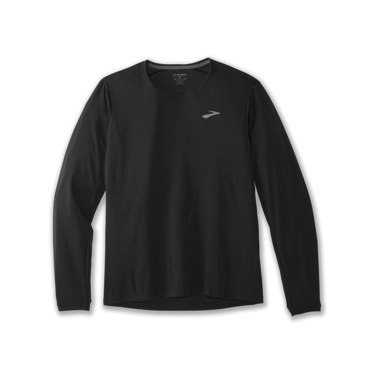 Brooks Atmosphere Long Sleeve Running Shirt - Men's - Black (24958-SADE)